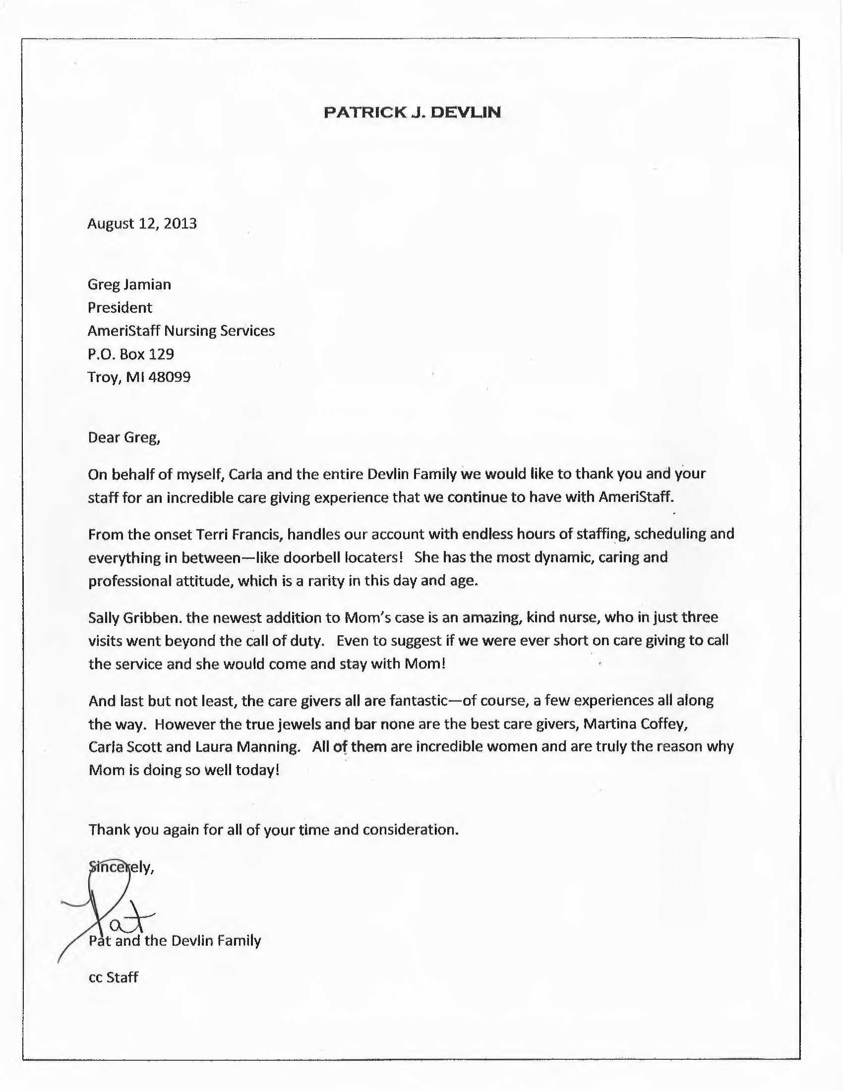 care of letter konmar mcpgroup co reference letter for elderly caregiver